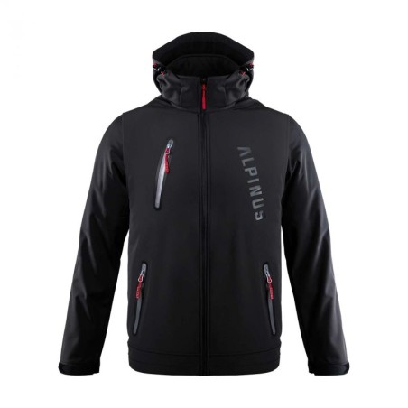 Giacca softshell Alpinus Denali nera M BR43381