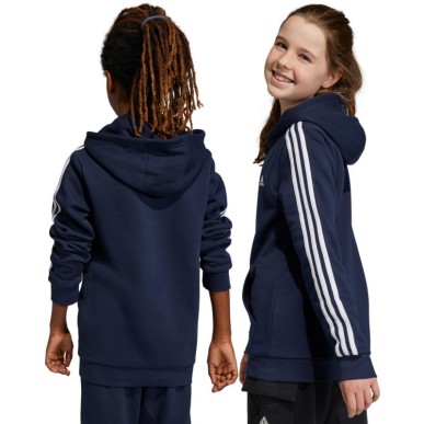 adidas Essentials 3-Stripes Fleece Full-Zip Hoodie Jr IC0600