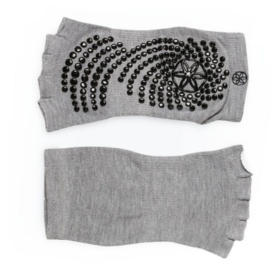 GAIAM 63708 fingerless anti-slip yoga socks