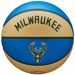 Pallone da basket Wilson NBA Team City Edition Milwaukee Bucks WZ4016517ID