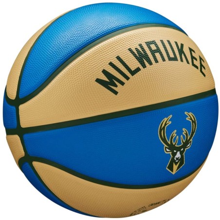 Wilson NBA Team City Edition Milwaukee Bucks Ball WZ4016517ID basketball