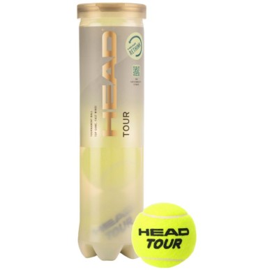 Palline da tennis Head Tour 4 pezzi 570704