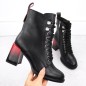 D&A S.Barski ankle boots with decorative heel Premium Collection W MR880-132 OLI270