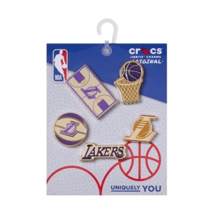 Crocs Jibbitz™ NBA Los Angeles Lakers 5 Pack Pins 10012087