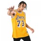 Maglia NBA Swingman dei Los Angeles Lakers di Mitchell & Ness Lakers 1998 Dennis Rodman M SMJYCP20064-LALGOLD98DRD