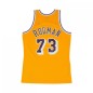 Maglia NBA Swingman dei Los Angeles Lakers di Mitchell & Ness Lakers 1998 Dennis Rodman M SMJYCP20064-LALGOLD98DRD