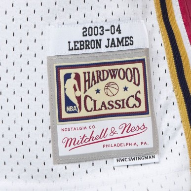 Maglia NBA Swingman Mitchell & Ness Cavaliers 03 Lebron James M SMJYCP19209-CCAWHIT03LJA