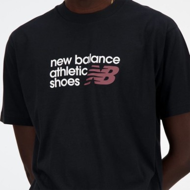 Maglietta New Balance S/S Brand T-Sh M MT41524BK