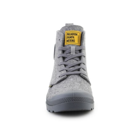 Palladium Pampa Hi Merino shoes 74377-027-M Gray