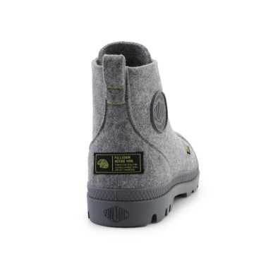 Palladium Pampa Hi Merino shoes 74377-027-M Gray