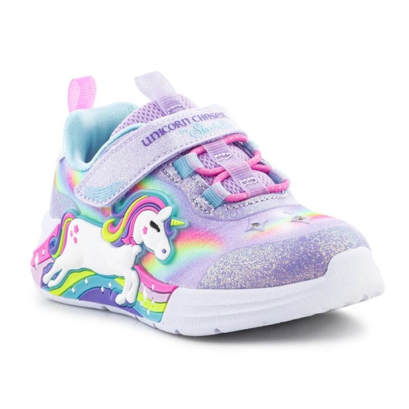 Skechers S-Lights Girl's Unicorn Chaser Jr 302298N-LVMT shoes