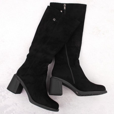 Potocki suede high-heeled boots W 60314 WOL278A