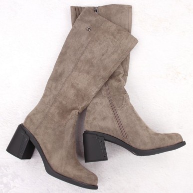 Potocki suede high-heeled boots W 60314 WOL278B