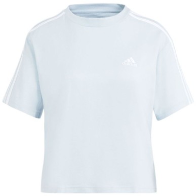 adidas Essentials 3-Stripes Single Jersey Crop Top W IS1568