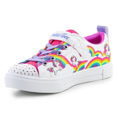 Skechers Twinkle Toes S Lights Twinkle Sparks Jumpin Clouds Jr 314809L-WMLT shoes