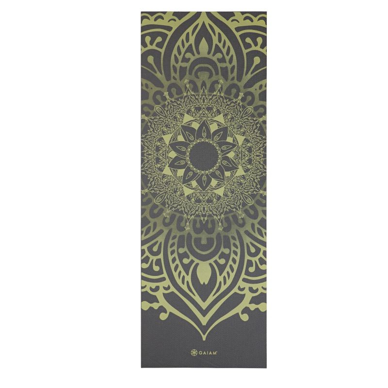 Tappetino yoga Gaiam Cool Matcha Sundial Layers 5mm 65735