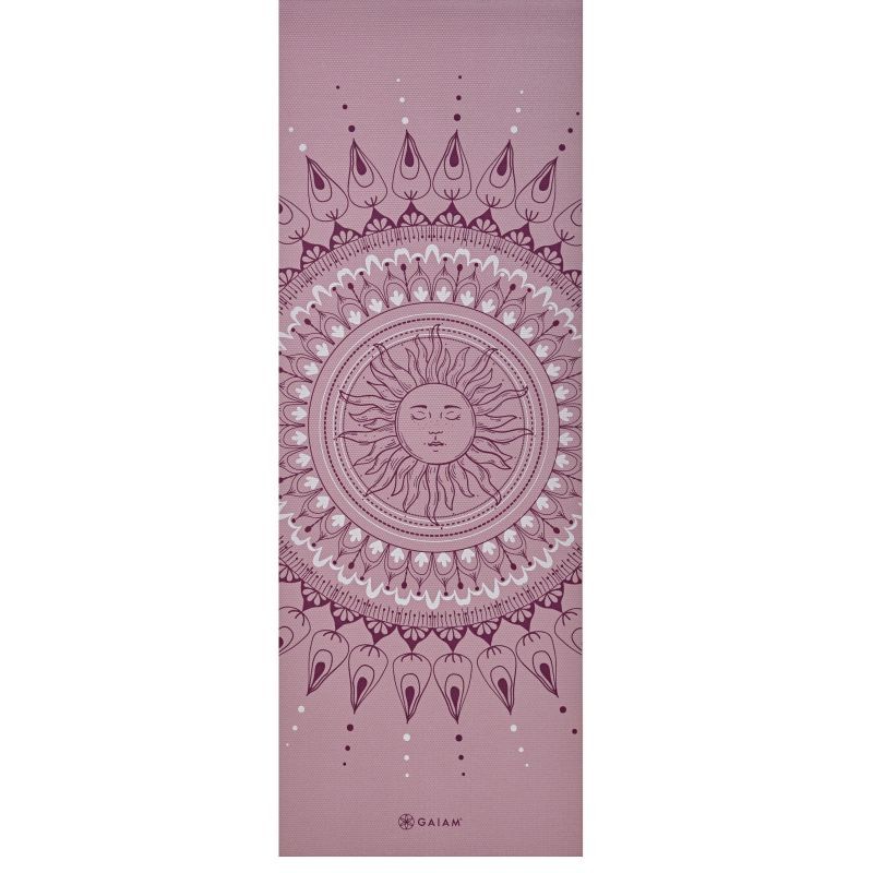 Gaiam Here & Now Dusty Rose Yoga Mat 4mm 65272