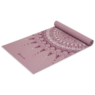 Gaiam Here & Now Dusty Rose Yoga Mat 4mm 65272