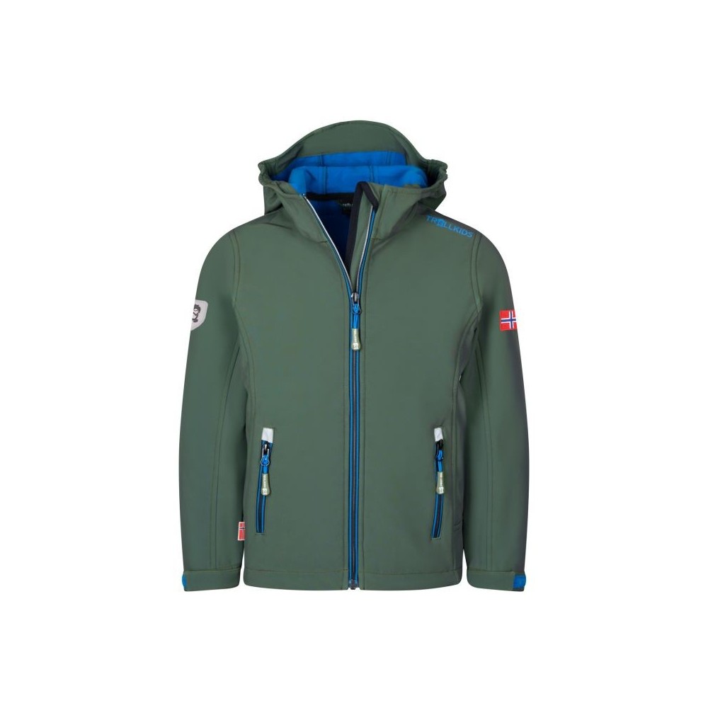 Trollkids Kids Trollfjord Jacket Jr 161-348 softshell jacket