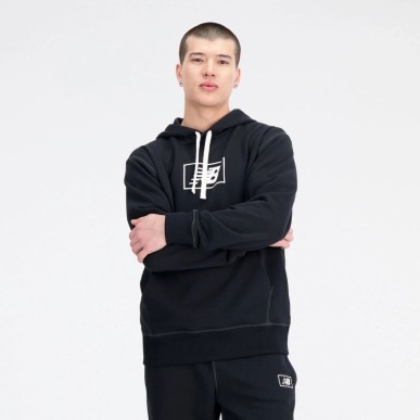 New Balance Essentials Hoodie M MT33508BK