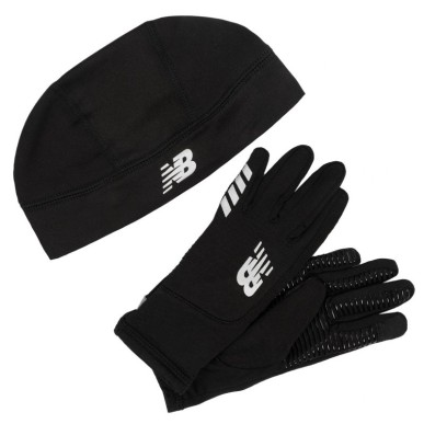 New Balance Cap + Youth Onyx High Speed Gloves Set LAO23149BK