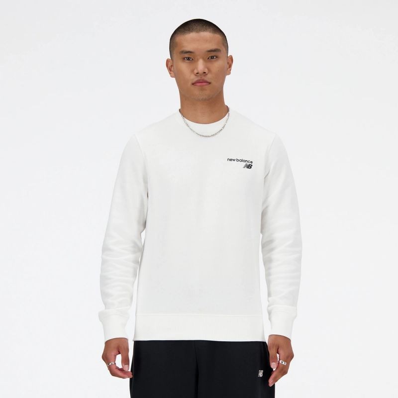 Felpa New Balance Classic Core Fleece Crew M MT03911WT