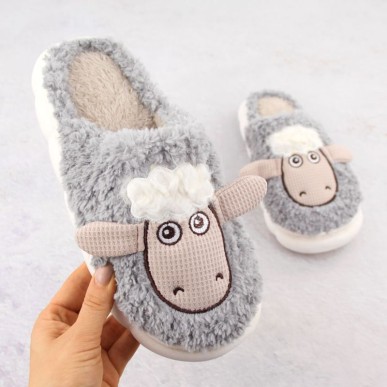 Filippo fur slippers with sheep W DK6683 PAW577A