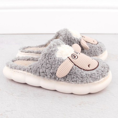 Filippo fur slippers with sheep W DK6683 PAW577A