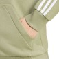 Felpa in pile adidas Essentials 3-Stripes Full-Zip W JP2352