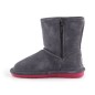 BearPaw Emma Toddler Zipper Jr 608TZ-903 Scarpe invernali Charcoal Pomberry