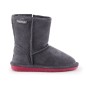 BearPaw Emma Toddler Zipper Jr 608TZ-903 Charcoal Pomberry winter shoes