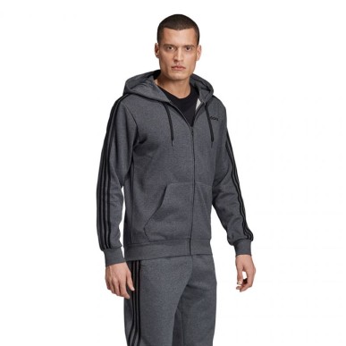 Felpa Adidas Essentials 3 Stripes Fullzip Fleece M DX2528