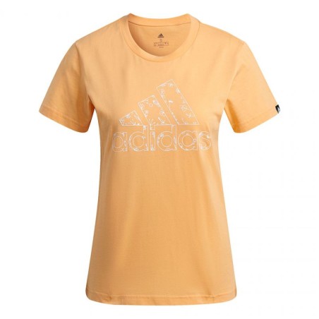 T-shirt con grafica floreale Adidas Outlined W GL1030