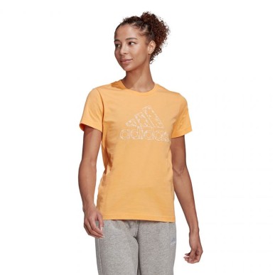 T-shirt con grafica floreale Adidas Outlined W GL1030