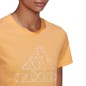 T-shirt con grafica floreale Adidas Outlined W GL1030