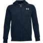 Felpa con cappuccio Under Armour Y Rival Cotton FZ Jr 1357613 408