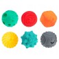 Sensory balls, faces 6 pcs. AM Tullo colored 462