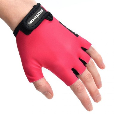 Guanti da ciclismo Meteor Pink Jr 26196-26197-26198