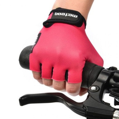 Guanti da ciclismo Meteor Pink Jr 26196-26197-26198