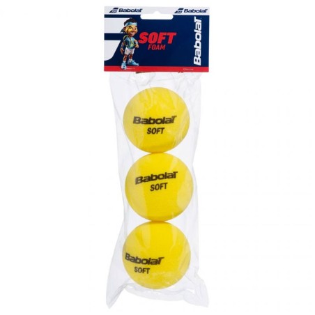 Palline da tennis Babolat Soft Foam 3 pezzi 501058