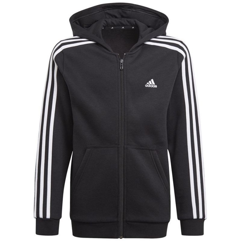 Felpa con cappuccio Adidas Essentials 3S Full-zip Jr GQ8900