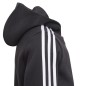 Felpa con cappuccio Adidas Essentials 3S Full-zip Jr GQ8900