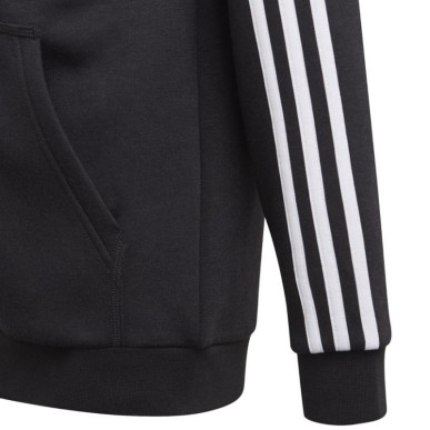 Felpa con cappuccio Adidas Essentials 3S Full-zip Jr GQ8900