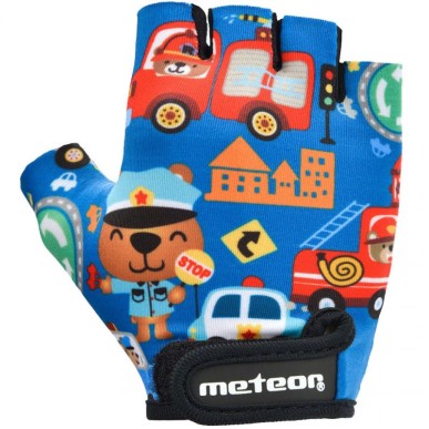 Cycling gloves Meteor Safe City Junior 26178-26179-26180