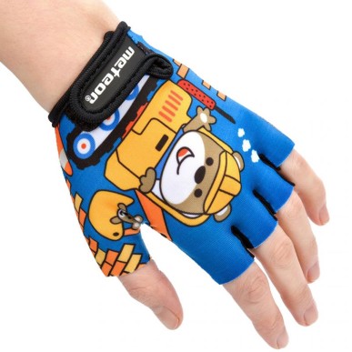 Cycling gloves Meteor Teddy Builder Junior 26184-26185-26186