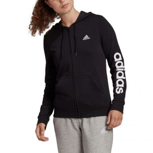 Felpa con cappuccio Adidas Essentials Linear Ful zip W GL0791