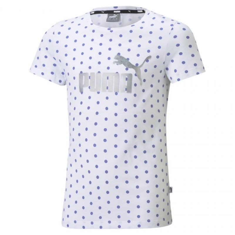 Puma ESS + Dotted Tee Jr 587042 02