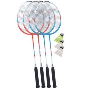 Talbot Torro 4 player badminton set 449408T