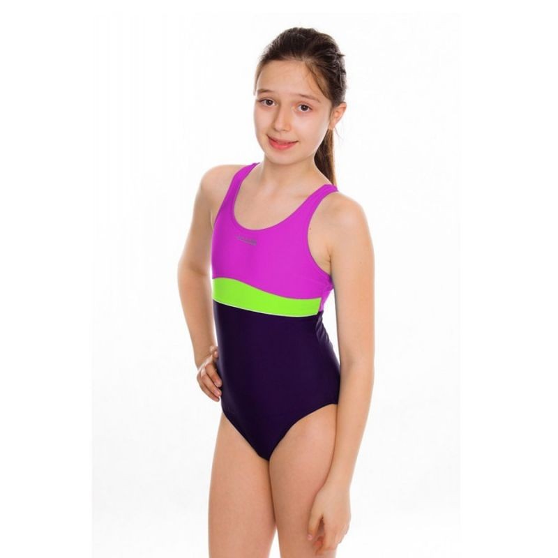 Aqua-speed Emily Junior costume da bagno rosa-viola