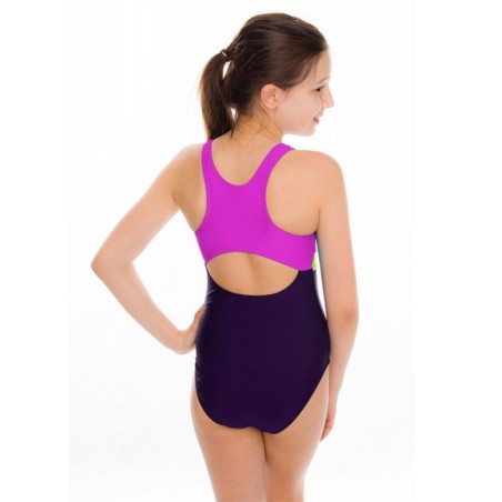 Aqua-speed Emily Junior swimsuit pink-purple